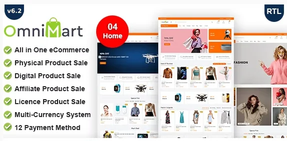 OmniMart - eCommerce CMS | Laravel eCommerce script
