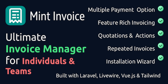 Mint Invoice - Better Invoicing tool for Individuals, Freelancers & Teams