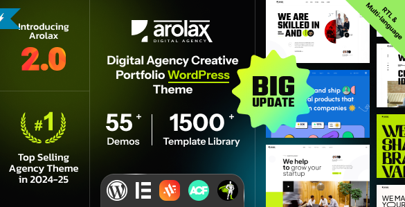 Arolax | Creative Digital Agency Theme