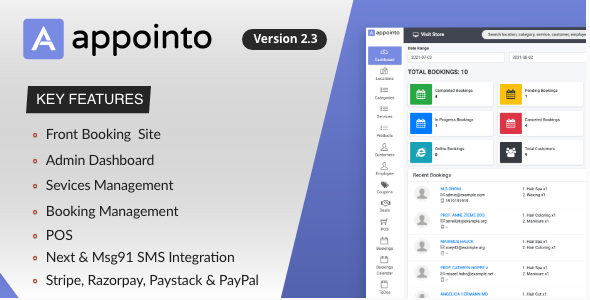 Appointo - Booking Management System