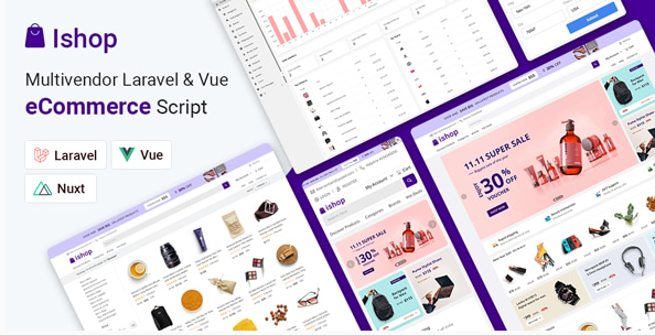 Ishop eCommerce - PWA Multivendor eCommerce CMS - Laravel & Vue