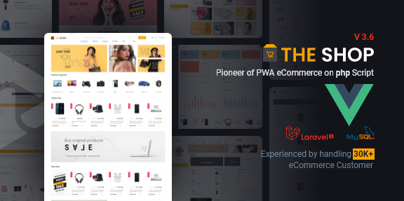 The Shop - PWA eCommerce CMS